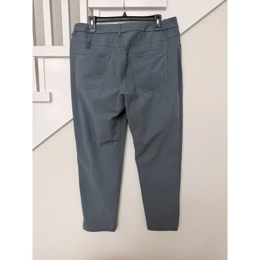 Lululemon ABC Warpstreme Stretch Pants Mens Size 34W 28L Gray Color!